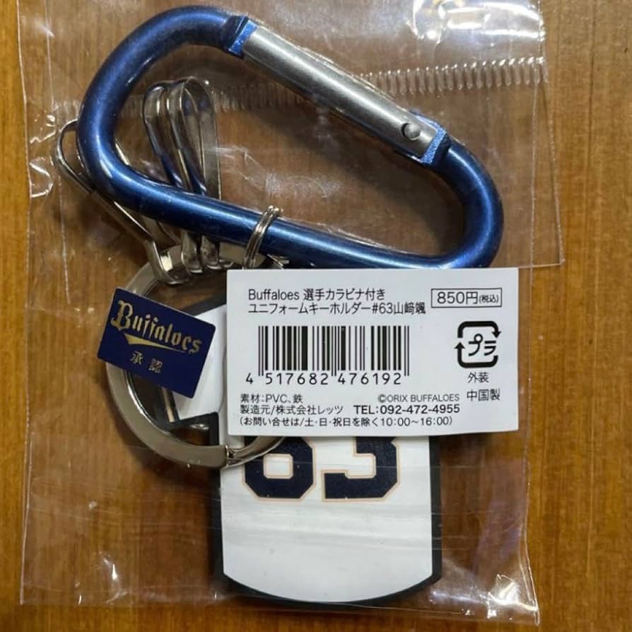 山崎颯一郎 #63 WBC フラッグユニフォームキーホルダーセット